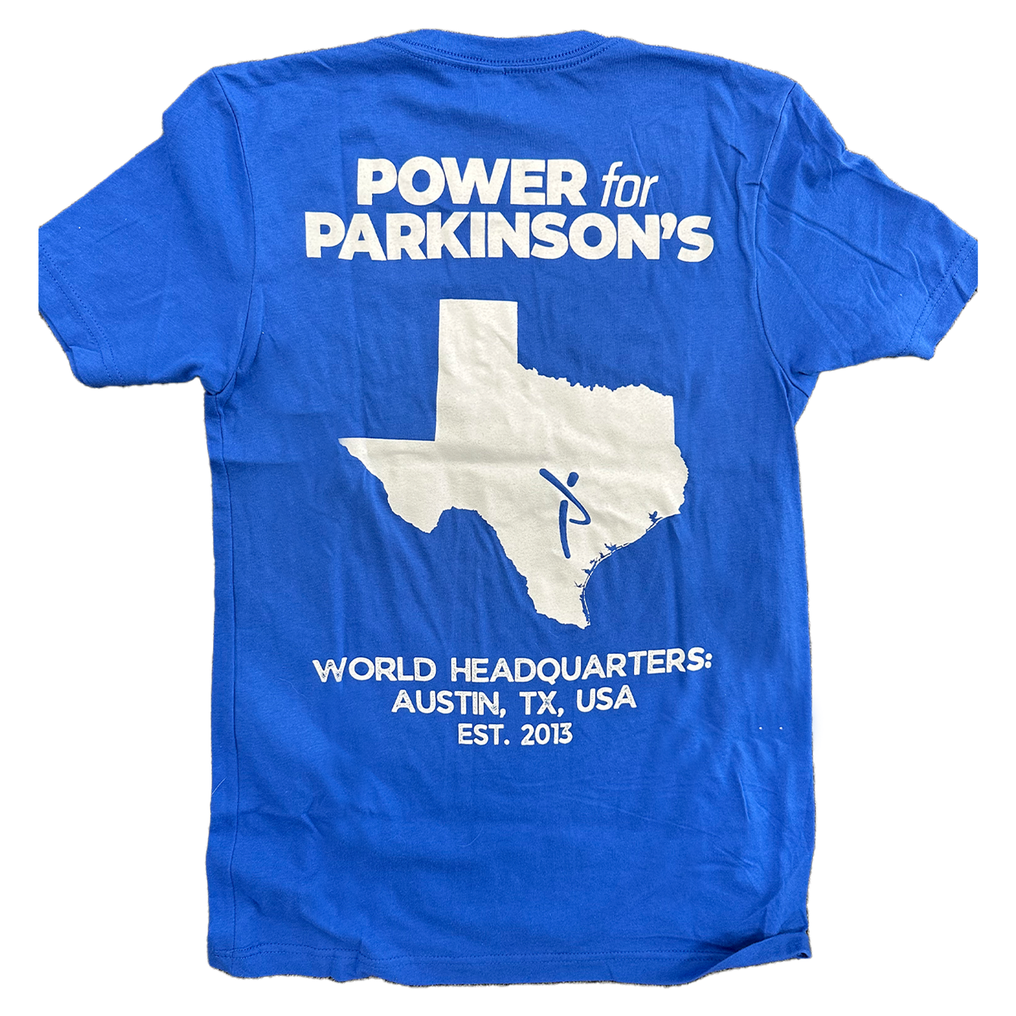 Blue Crew Neck PFP World Heatquarters T-Shirt