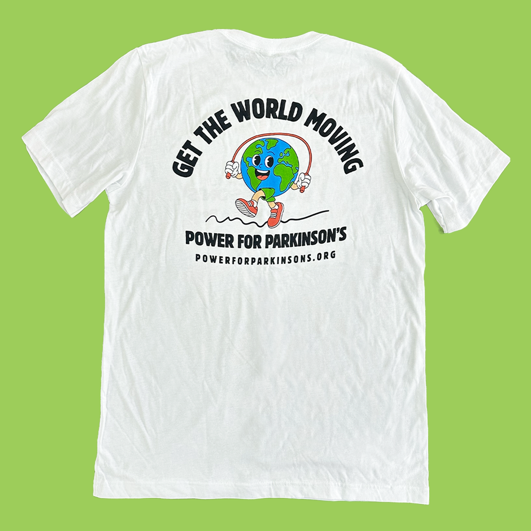 Get The World Moving White T-Shirt