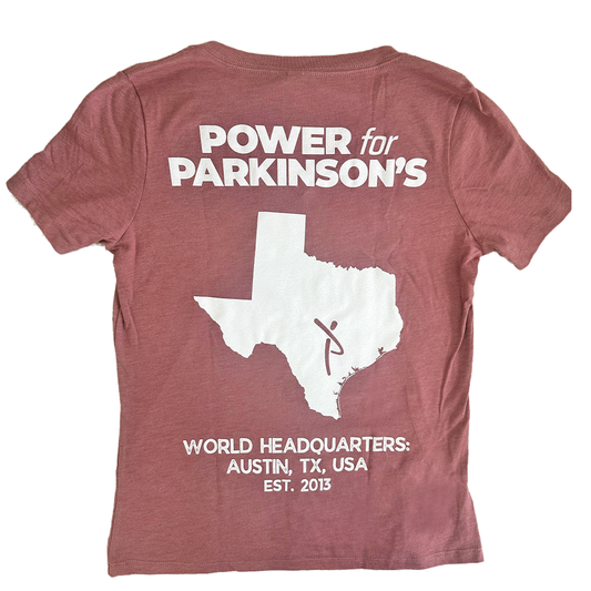 Mauve V-Neck T-Shirts