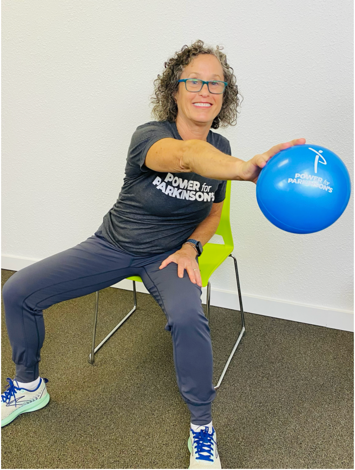 Power for Parkinson's Exercise Ball